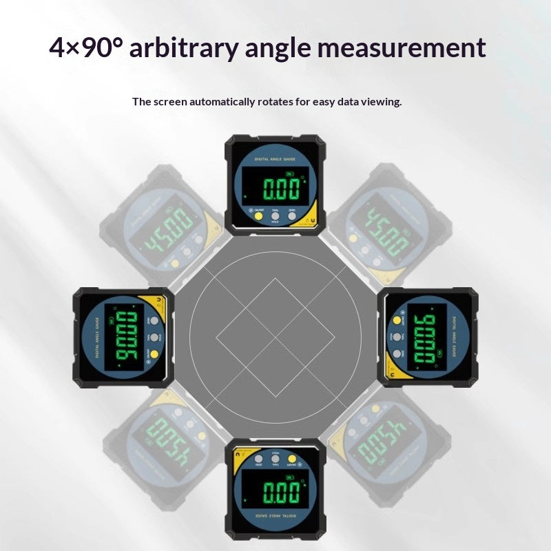 High-Precision Angular Measuring Instrument Using Strong Magnetic Electronics