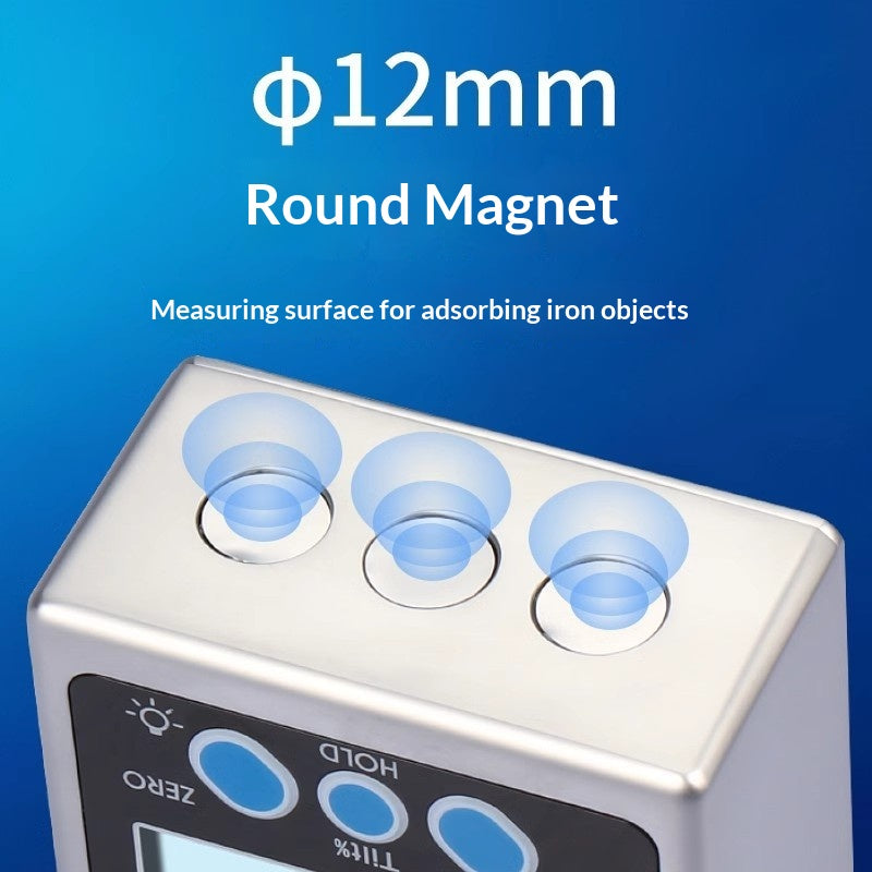 High-Precision Angular Measuring Instrument Using Strong Magnetic Electronics