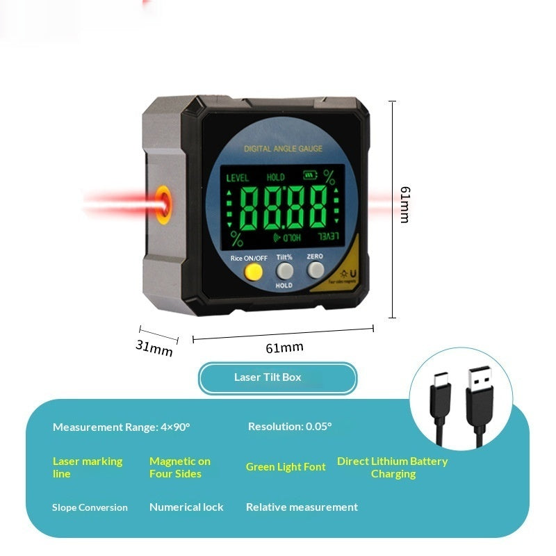 High-Precision Angular Measuring Instrument Using Strong Magnetic Electronics